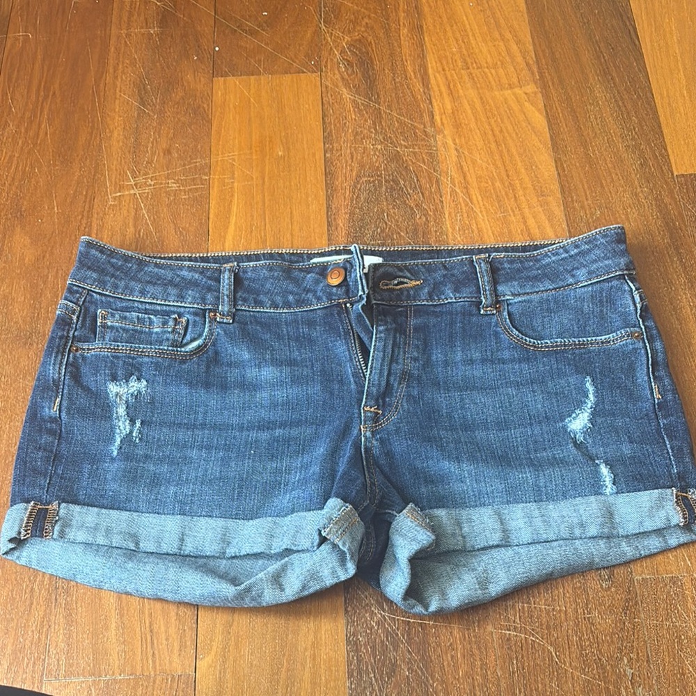 DL1961 Blue Jean Shorts Classic Cut-Off Style